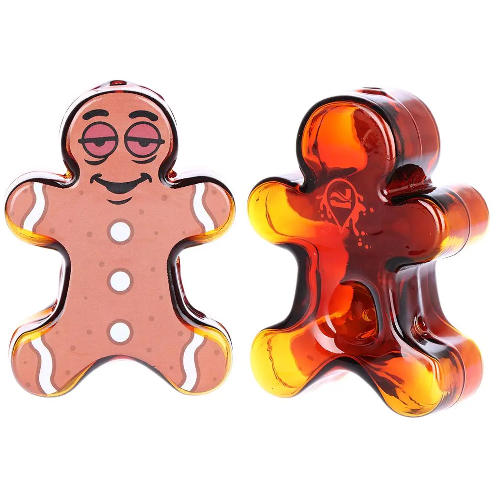 Pulsar Dazed And Delicious Ginger Bread Man Glass Hand Pipe - 4.75" 1