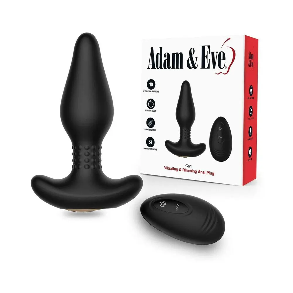 Adam & Eve Carl Vibrating & Rimming Plug 1