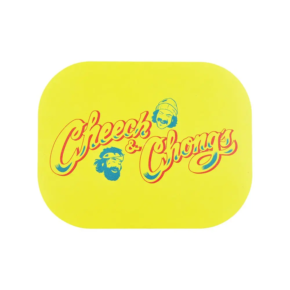 Cheech & Chong's X Pulsar Mini Magnetic Rolling Tray Lid - Yellow Logo / 7"X5.5" 1