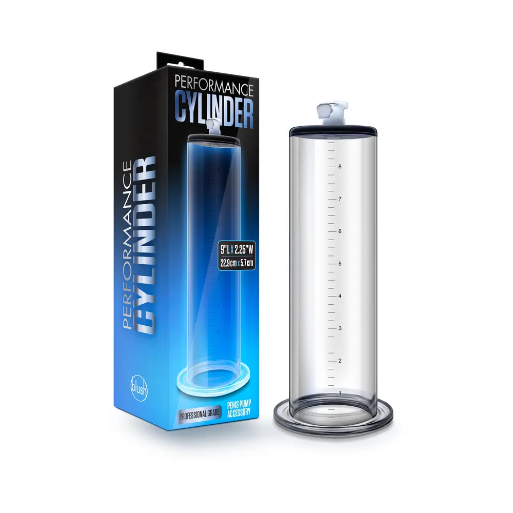 Performance 9In X 2.25In Penis Pump Cylinder Clear 1