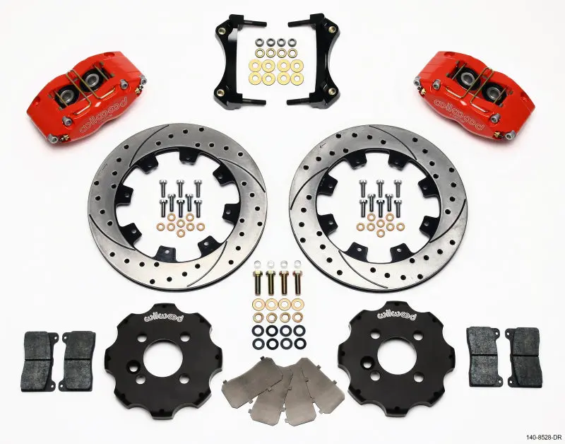 Wilwood Dynapro Radial Front Kit 12.19In Drilled Red Mini Cooper 2