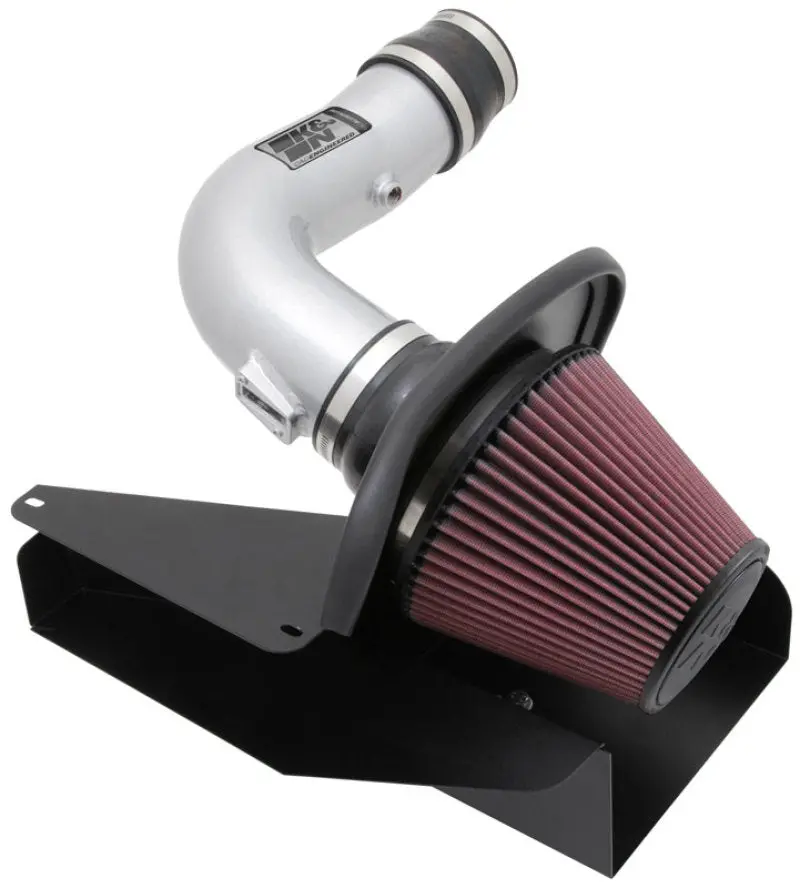 K&N 11-13 Ford Edge 3.5/3.7L-V6 Silver High Flow Performance Kit 1