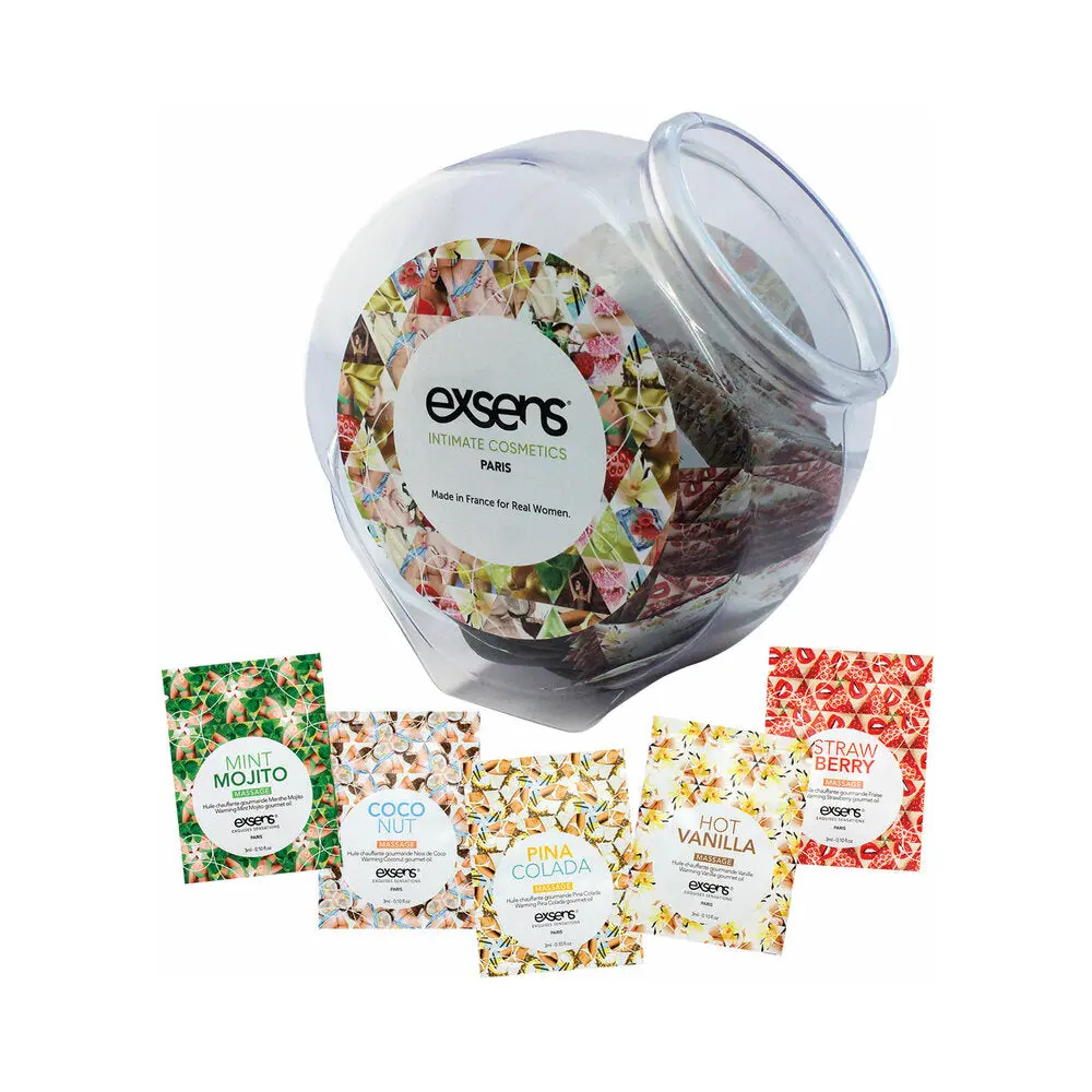 Exsens Warming Oil Foils 150-Piece Fishbowl Display 1