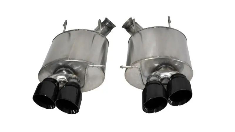Corsa 2013-2014 Ford Mustang Shelby Gt500 5.8L V8 Black Sport Axle-Back Exhaust 1