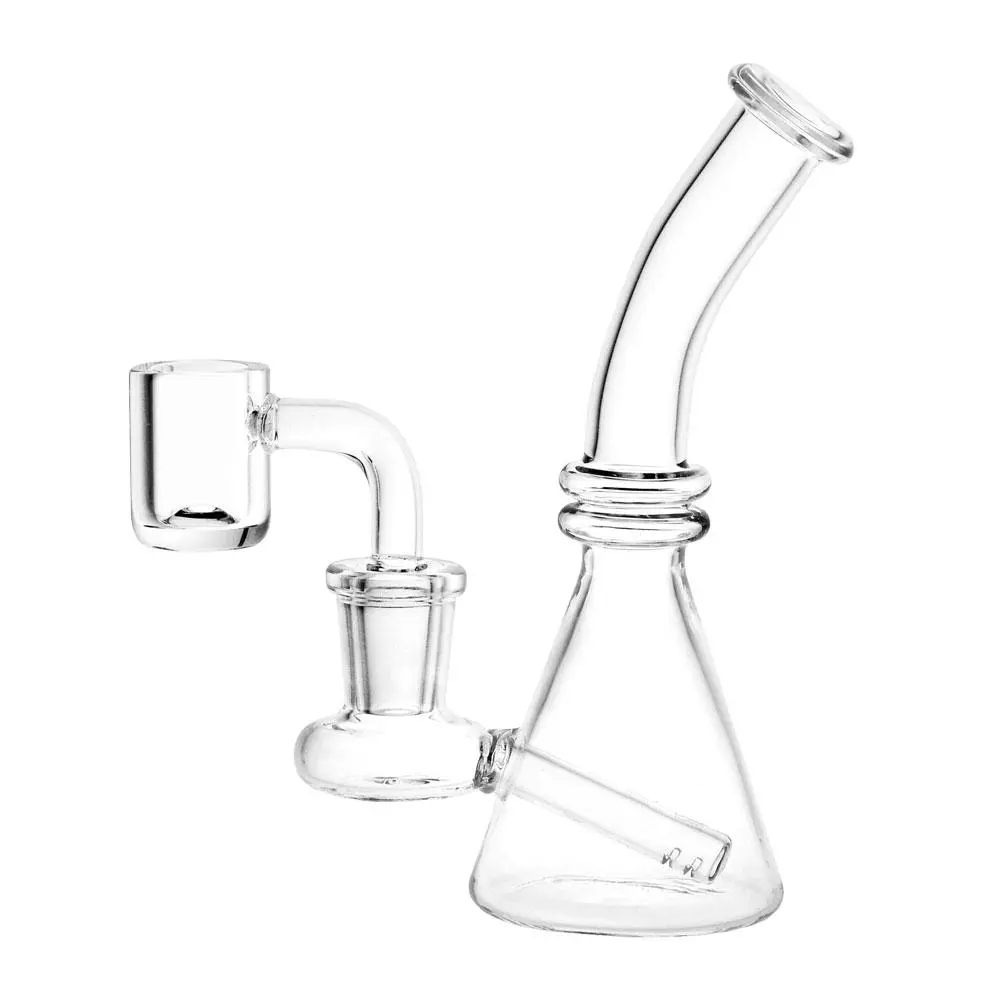 Clear Glass Mini Beaker Dab Rig 1