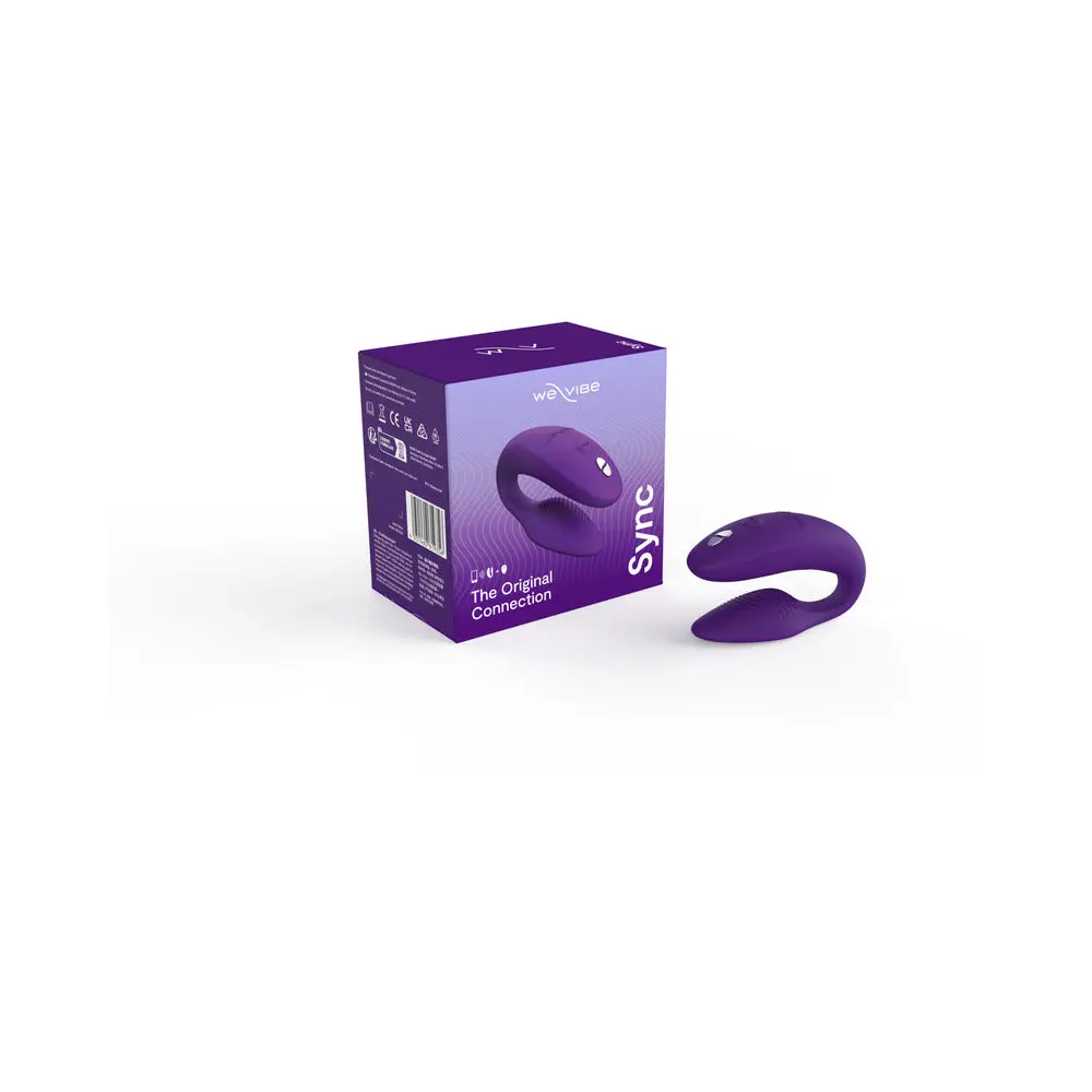 We-Vibe Sync 2 Rechargeable Silicone Couples Vibrator Purple 1