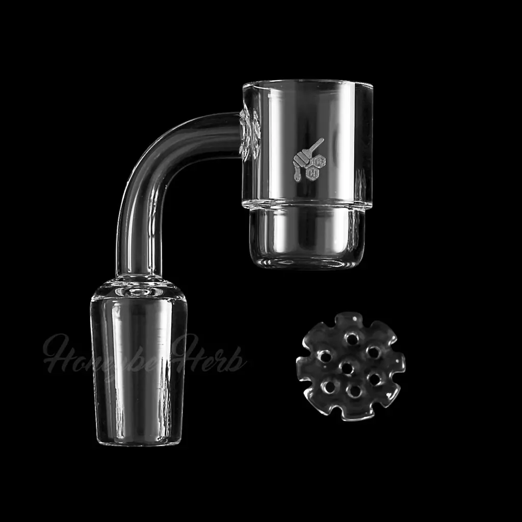 Honey Disc Deep Dish Quartz Banger - 90° Degree | Yl 4