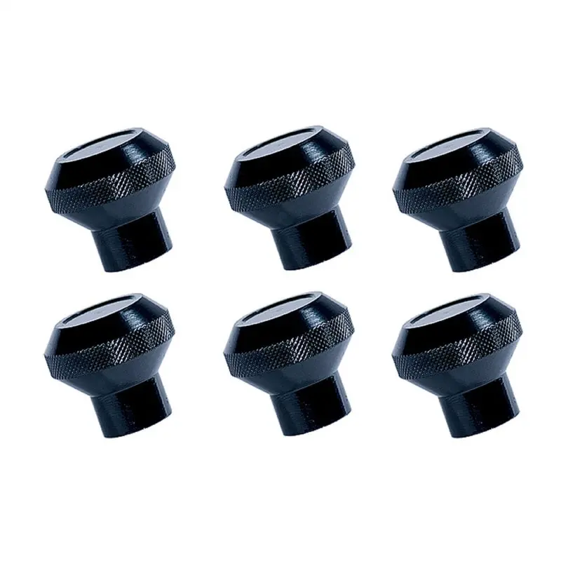 Rugged Ridge Billet Aluminum Dash Knob Set Black 76-86 Jeep Cj 1
