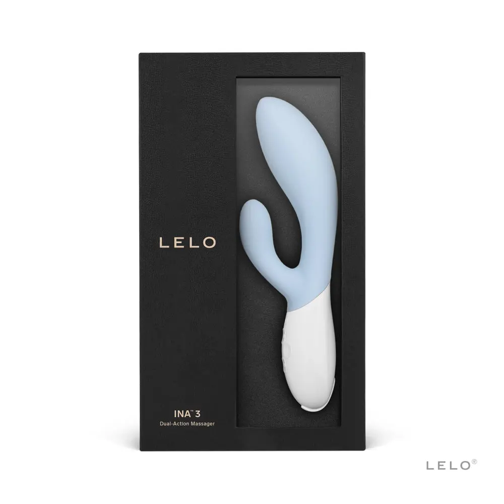 Lelo Ina 3 Rechargeable Dual Stimulator Seafoam 1