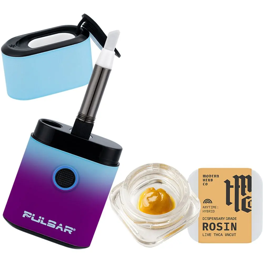 Pulsar Hot Knife Box W/ Modern Herb Co Thca Rosin Dabs Kit - 650Mah / 1G / Crystal Ball / Kosher Kush 1