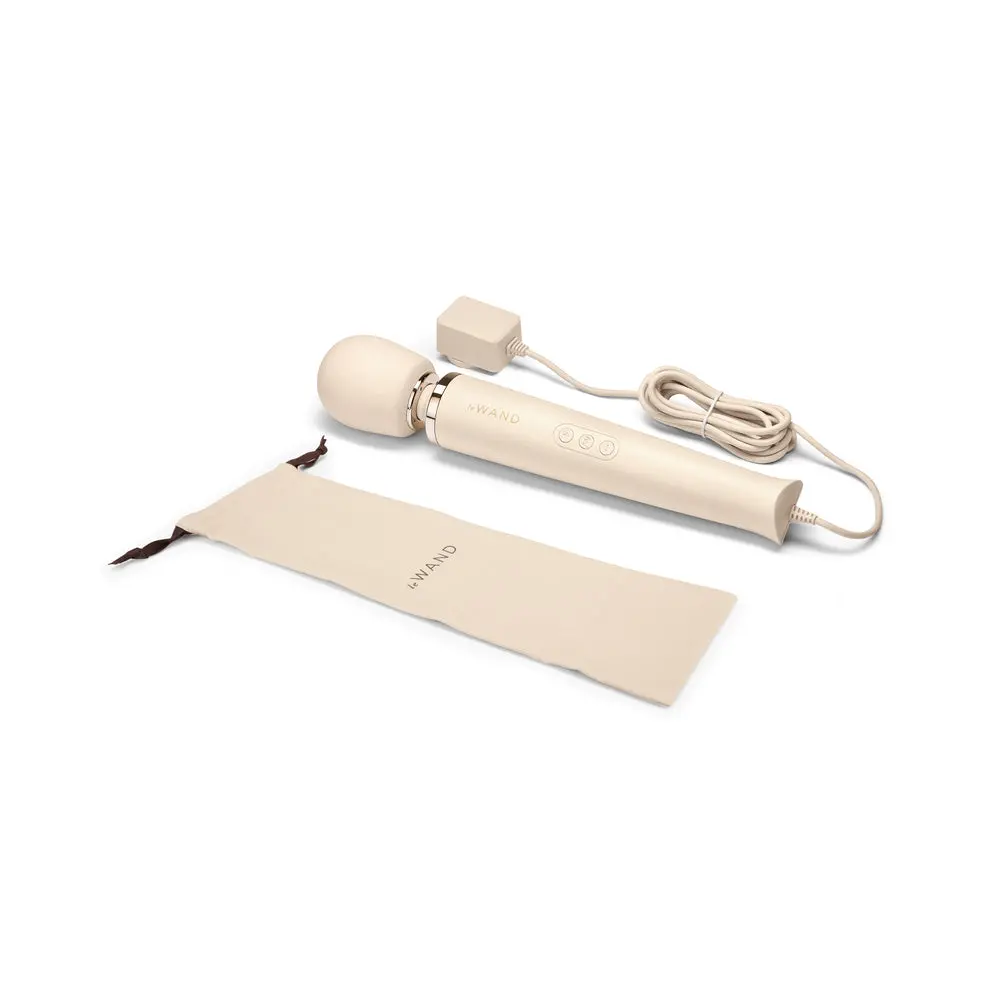 Le Wand Plug-In Vibrating Massager Cream 2