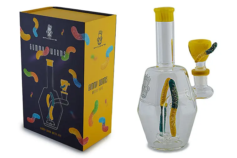 Space King Gummy Worms Water Pipe 1