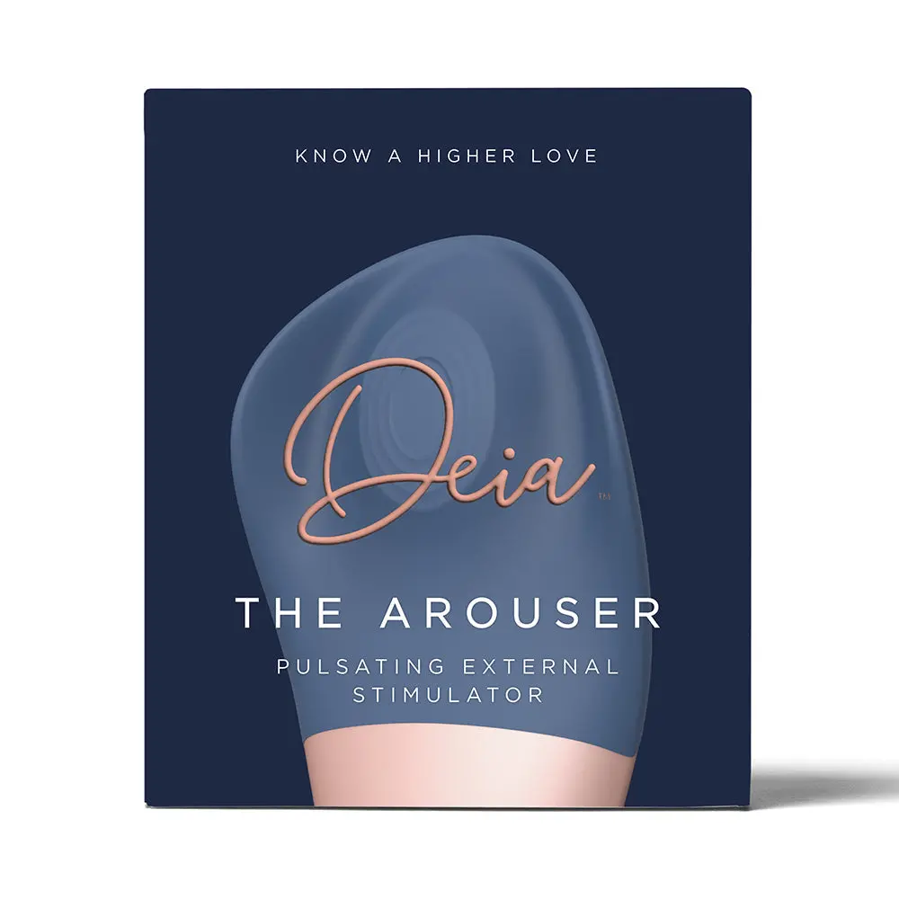 Deia The Arouser Pulsating External Stimulator Silicone Blue 1