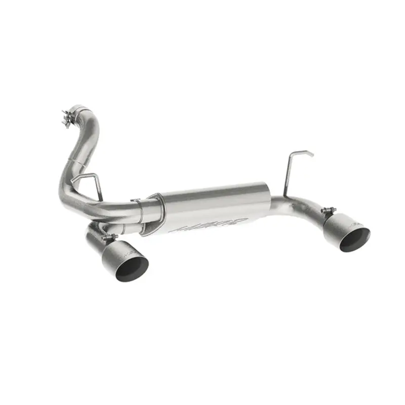 Mbrp 2018+ Jeep Wrangler (Jl) 3.6L V6 Dual Rear Exit Axle Back Al Exhaust System 1