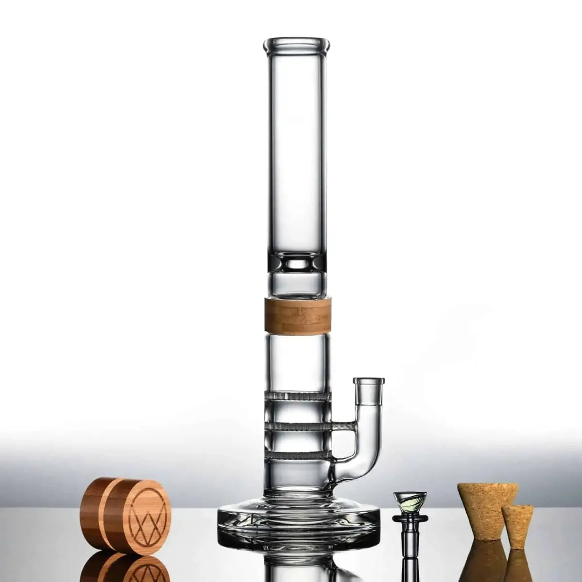 Vitae Glass T.H.C Bong - 16" (Triple Honey Comb) 1
