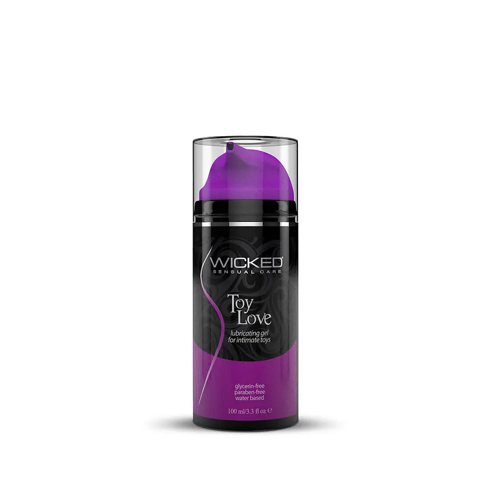 Wicked Toy Love Water-Based Lubricant Gel For Toys 3.3 Oz. 1