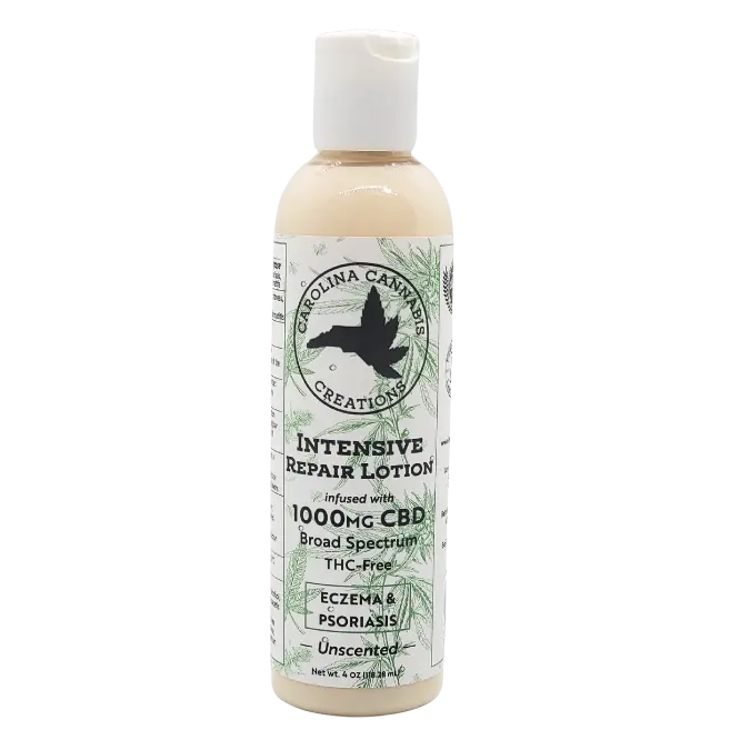 Intensive Repair Lotion 1000Mg Cbd Carolina Cannabis Creations 1