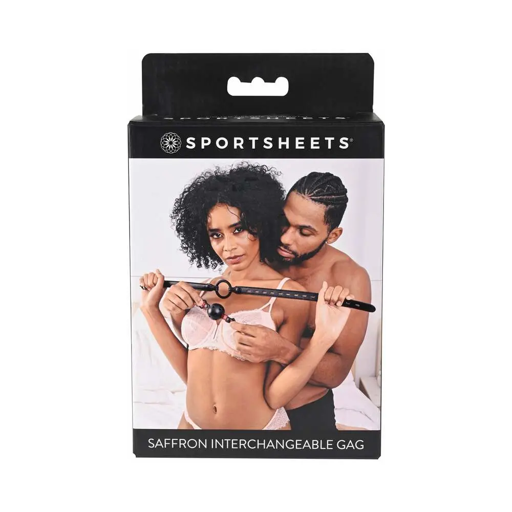 Sportsheets Saffron Interchangeable Gag With Adjustable Buckle 1