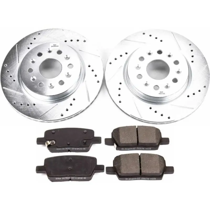 Power Stop 18-19 Buick Enclave Rear Z23 Evolution Sport Brake Kit 1