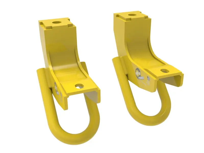Afe Toyota Tundra 2022 V6-3.5L (Tt) Front Tow Hook Yellow 1