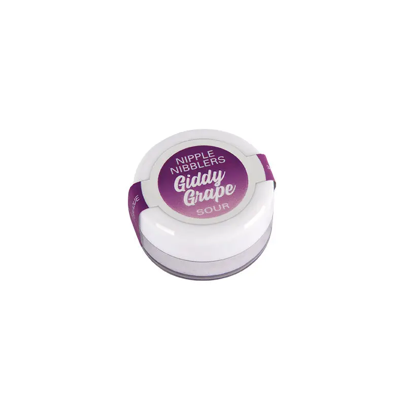 Jelique Nipple Nibbler Sour Tingle Balm Giddy Grape 3 G 1