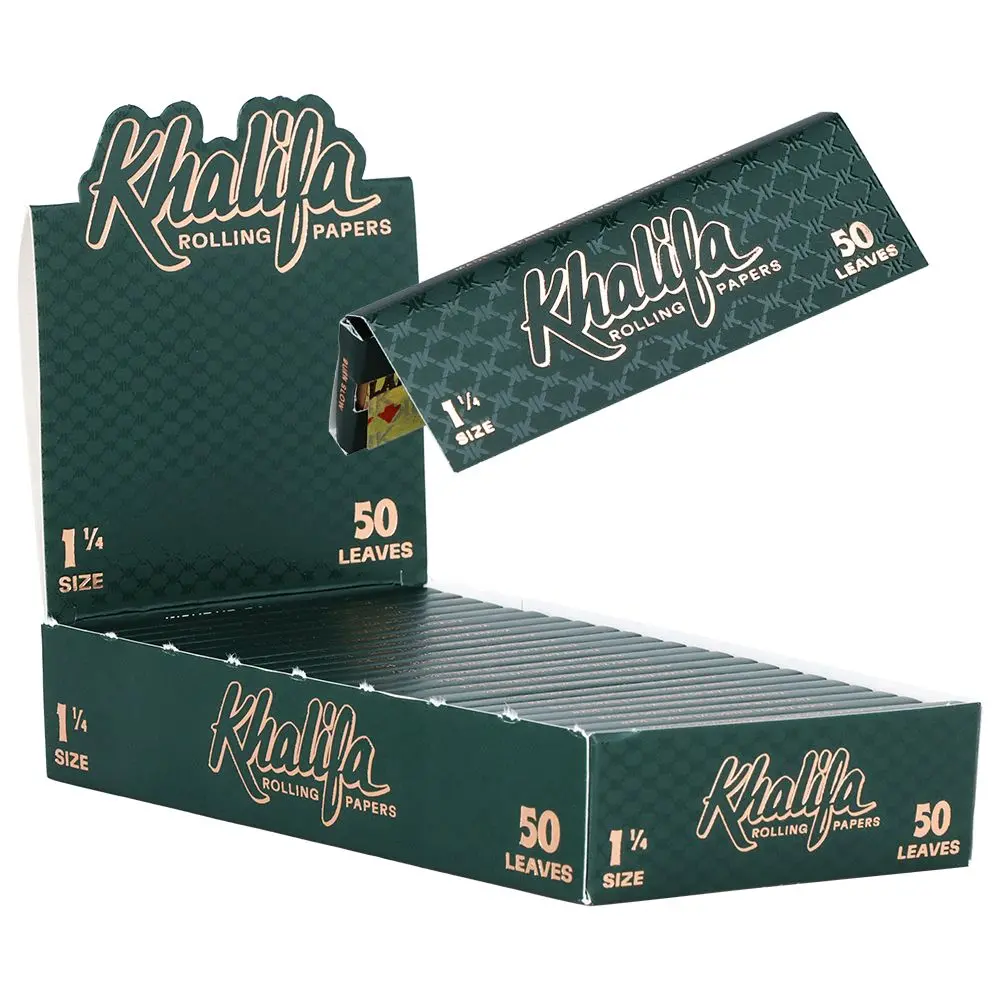 Khalifa Rolling Papers - 50Pc / 1 1/4 25 Ct 1