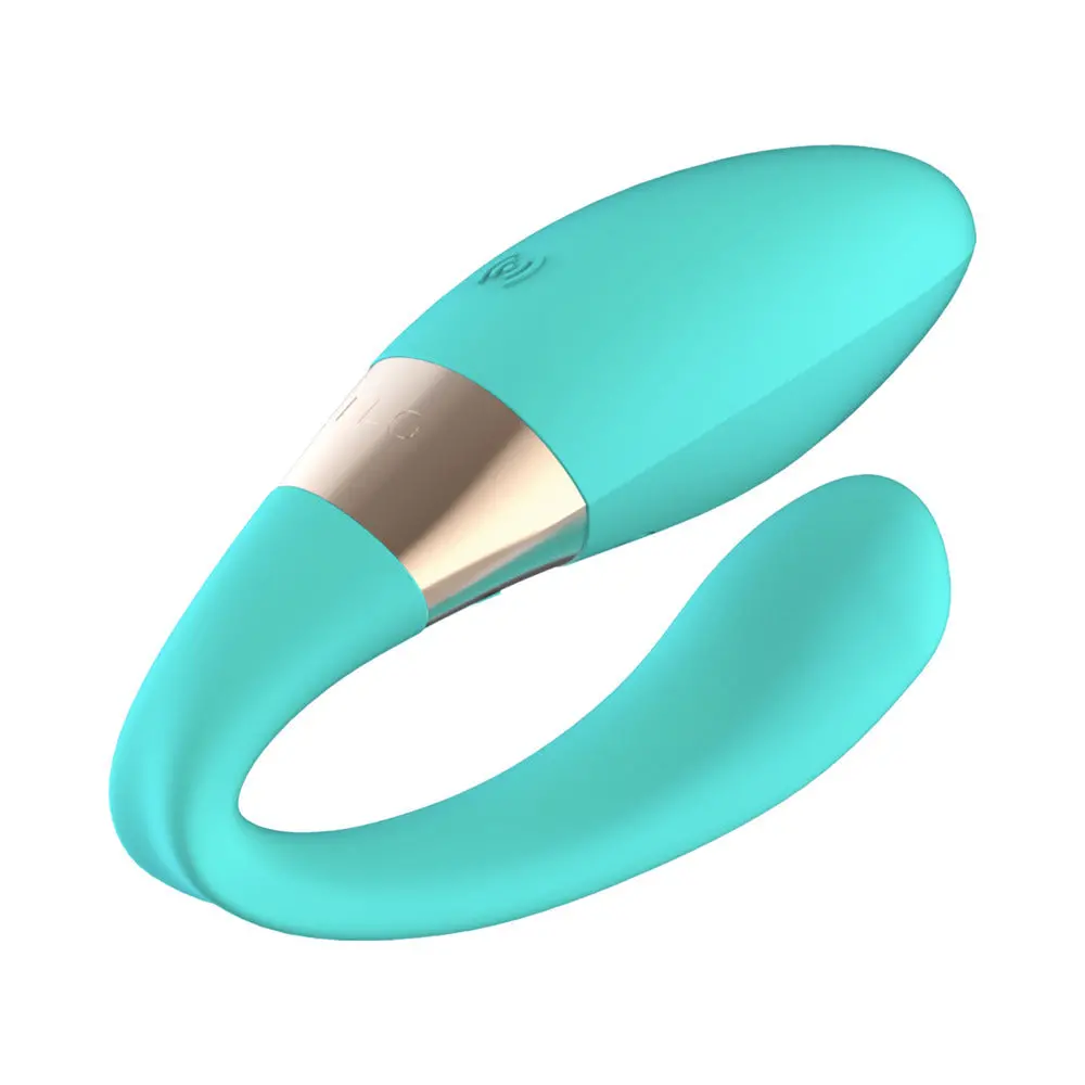 Lelo Tiani Harmony Rechargeable Dual Stimulation Couples Vibrator Aqua 2