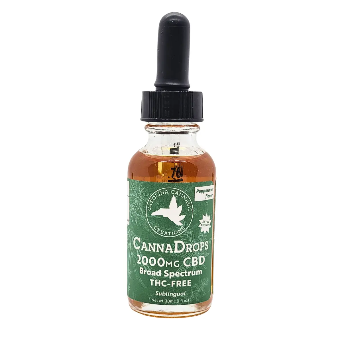 Broad Spectrum 2000Mg Cbd Oil | Peppermint | Carolina Cannabis Creations 1