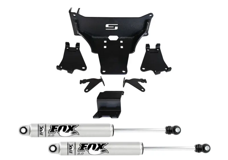 Superlift 17-24 Ford F-450/550 Super Duty 4Wd Dual Steering Stabilizer Kit W/ Fox 2.0 Shocks 1