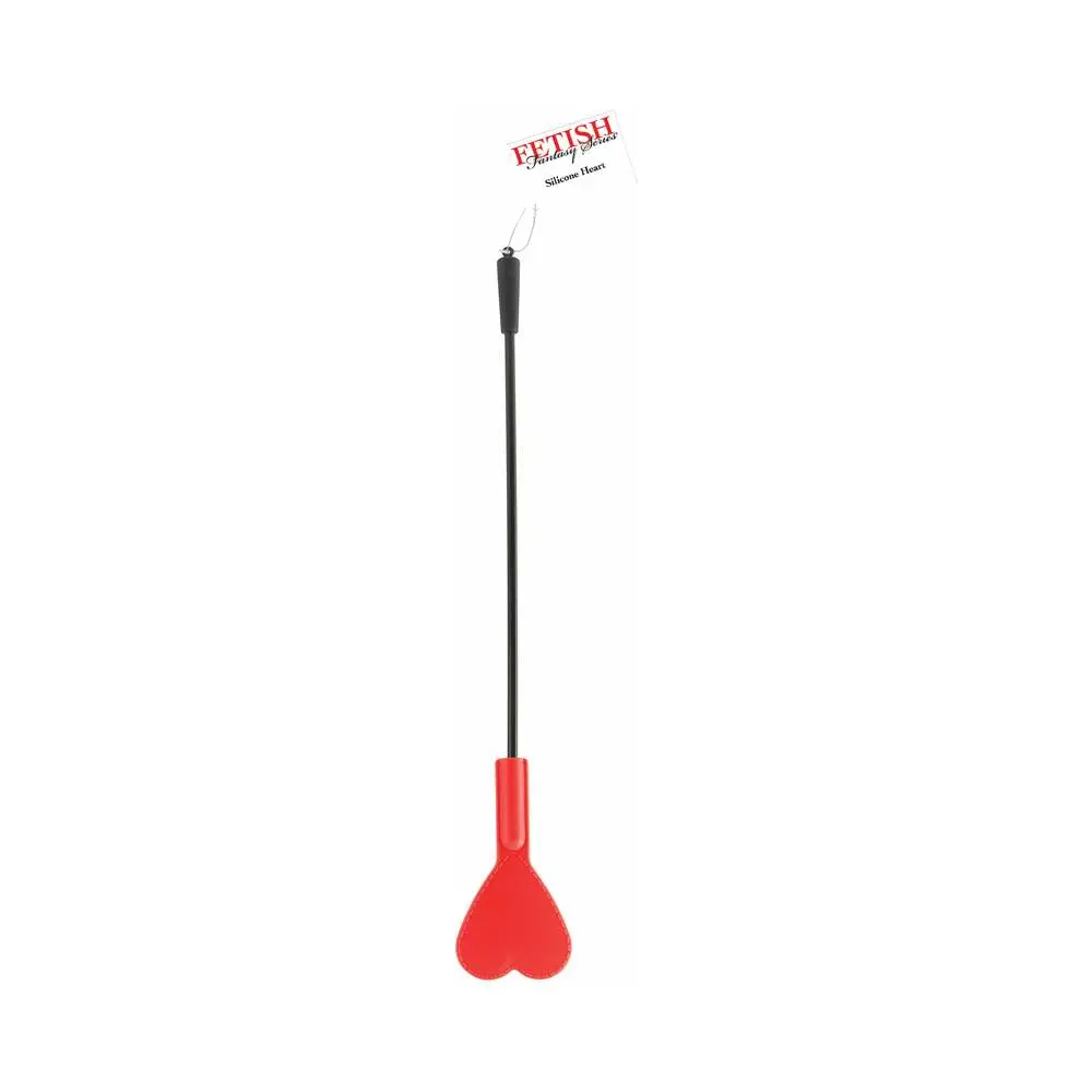 Fetish Fantasy Series Silicone Heart Crop Red 1