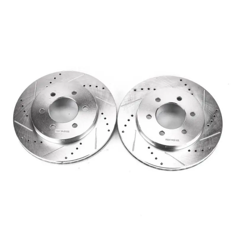 Power Stop 04-08 Ford F-150 Front Evolution Drilled & Slotted Rotors - Pair 1