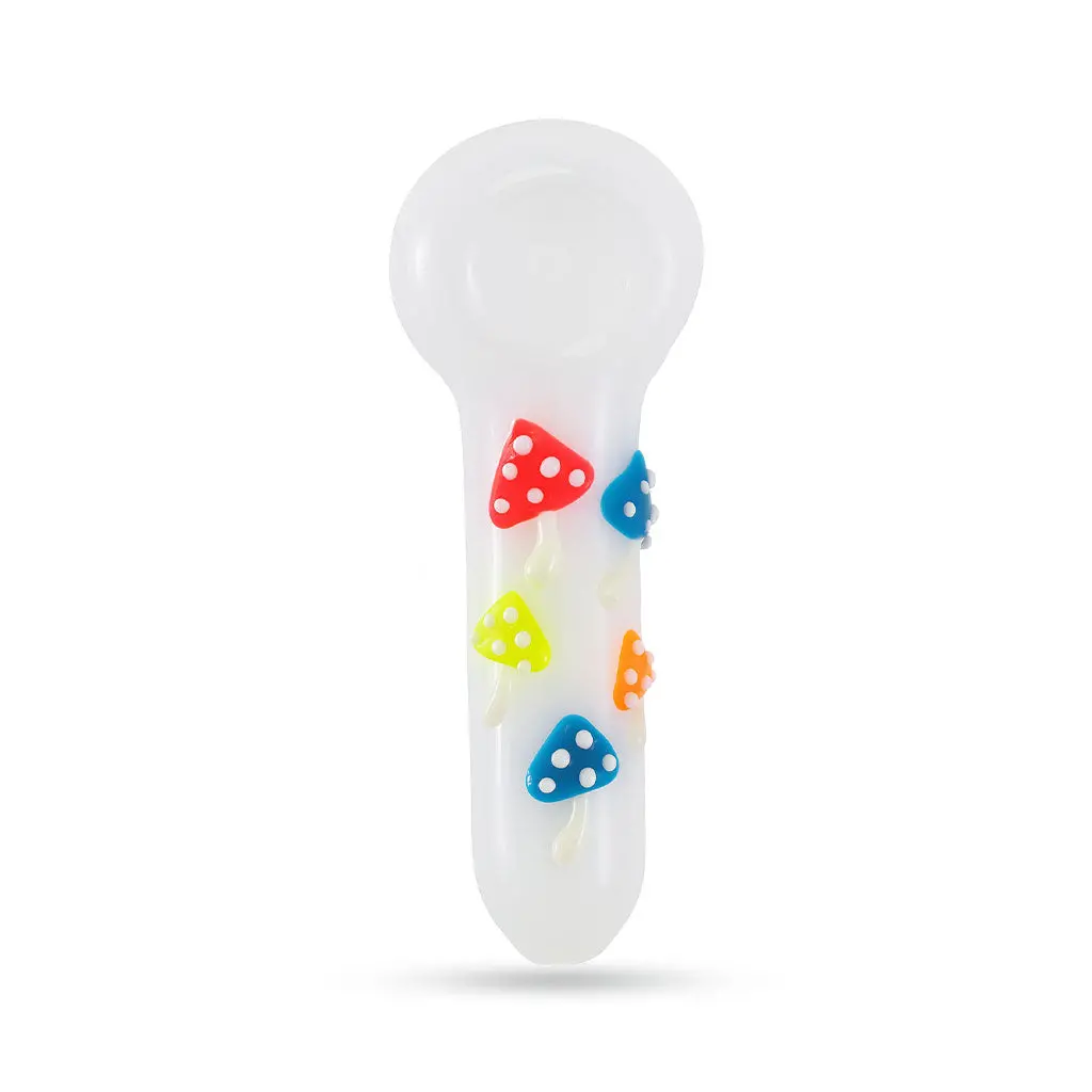Mushroom Glass Clay Hand Pipe 2
