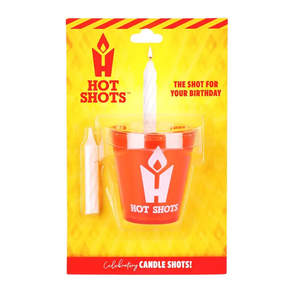 Hot Shots Birthday Candle Shot Glass - 2Oz 1