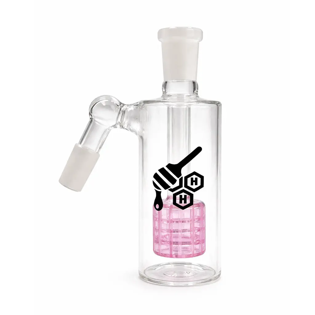 Honeybee Herb Matrix Perc Glass Cylinder Ash Catcher 4