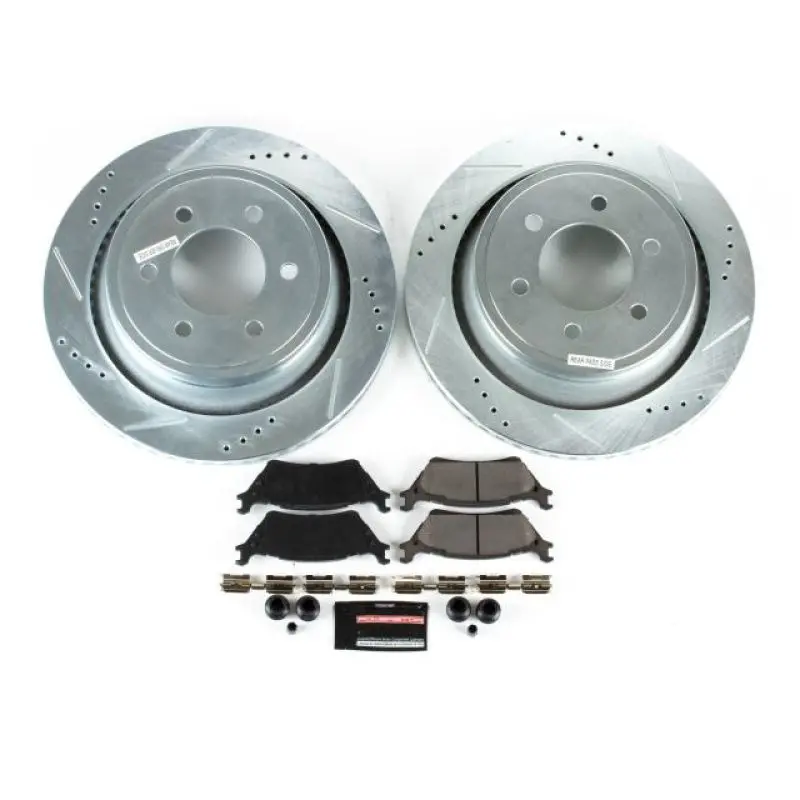 Power Stop 12-18 Ford F-150 Rear Z23 Evolution Sport Brake Kit 1
