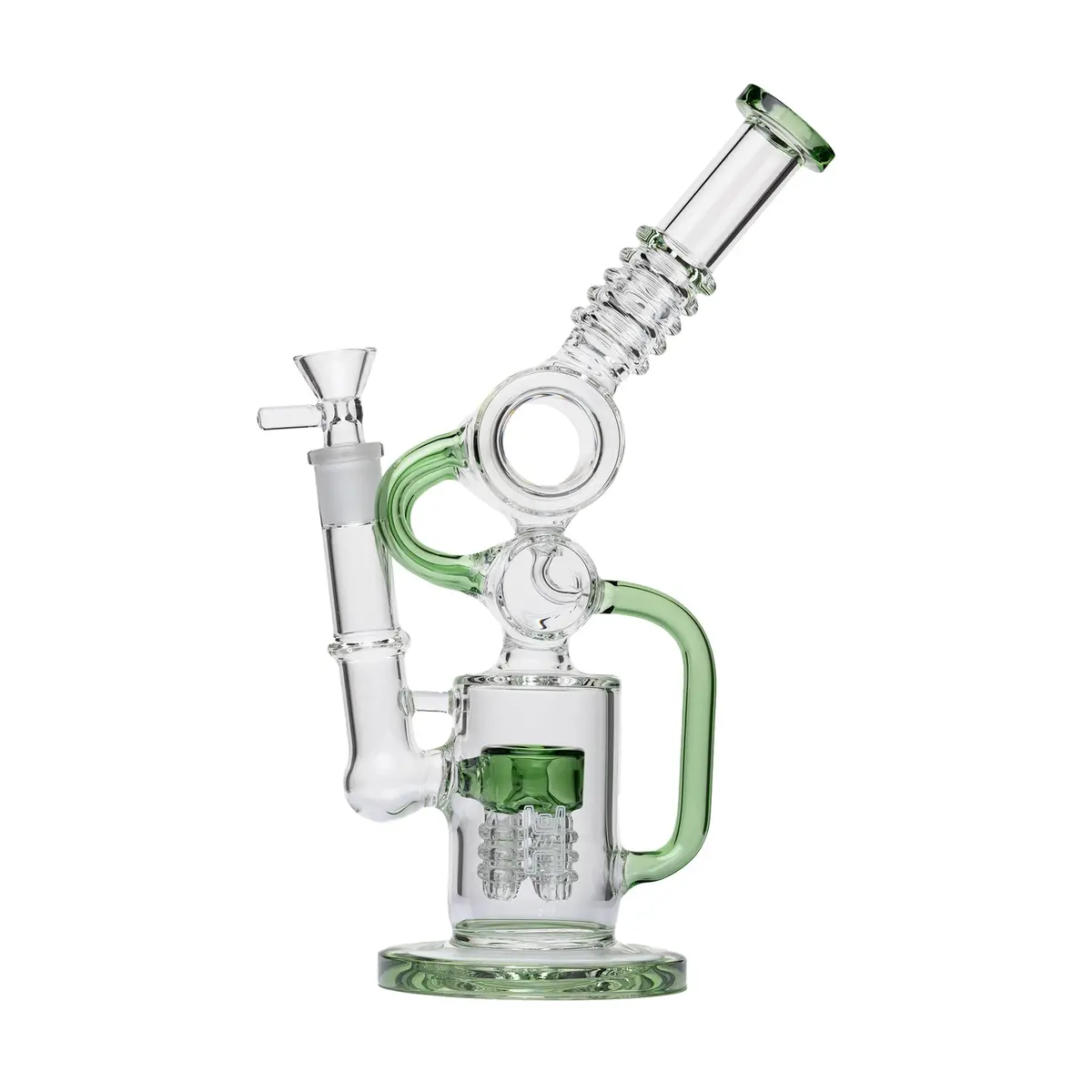 Human Grade Raygun Glass Water Pipe Percolator 1