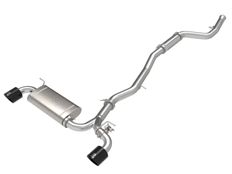 Afe Power Takeda 2021 Toyota Supra 2.0L (T) 2.5In-3In 304 Ss Cb Exhaust W/ Black Tips 1