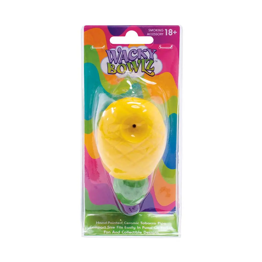 Pineapple Ceramic Pipe - Wacky Bowlz 1