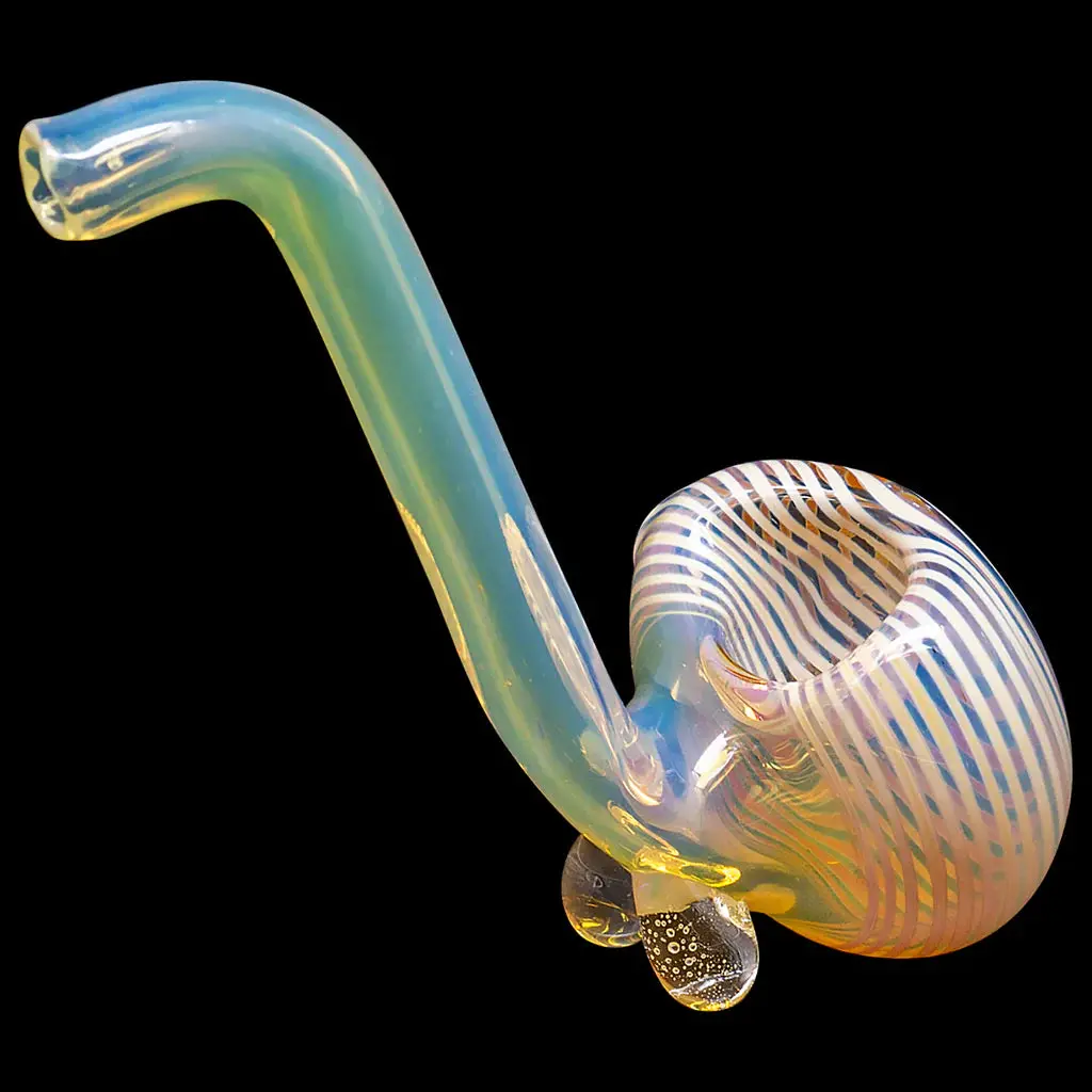 La Pipes "Flaco" Skinny Glass Sherlock Pipe 3