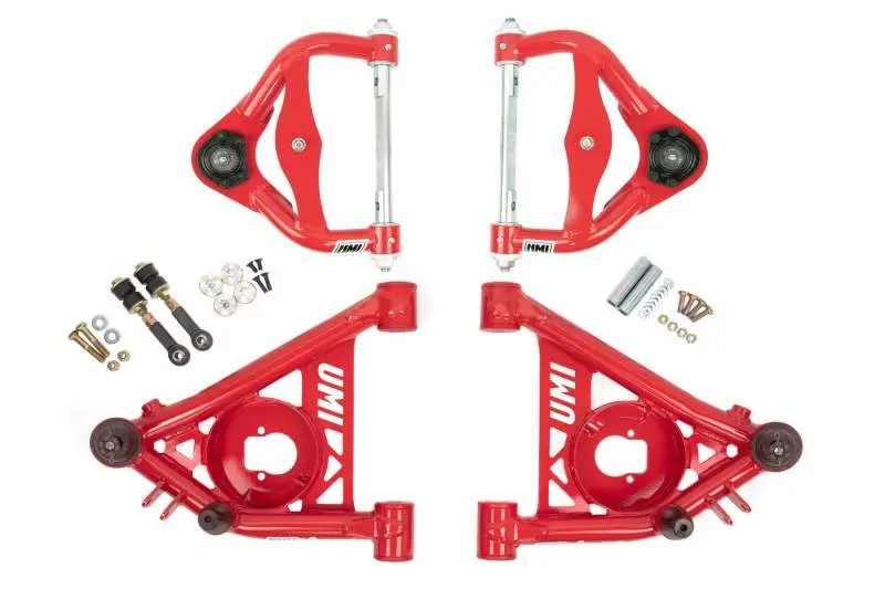 Umi Performance 78-88 G-Body S10 Tubular Front Upper & Lower A-Arms Poly 1