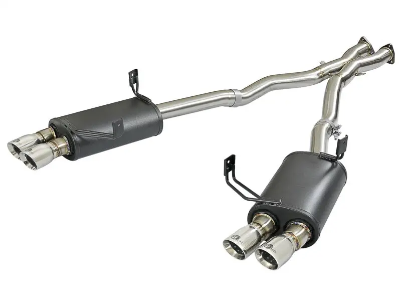 Afe Mach Force-Xp 2-1/2In 304 Ss Cat-Back Exhaust W/Polished Tips 05-08 Bmw Z4 M Coupe (E86) L6 3.2L 1