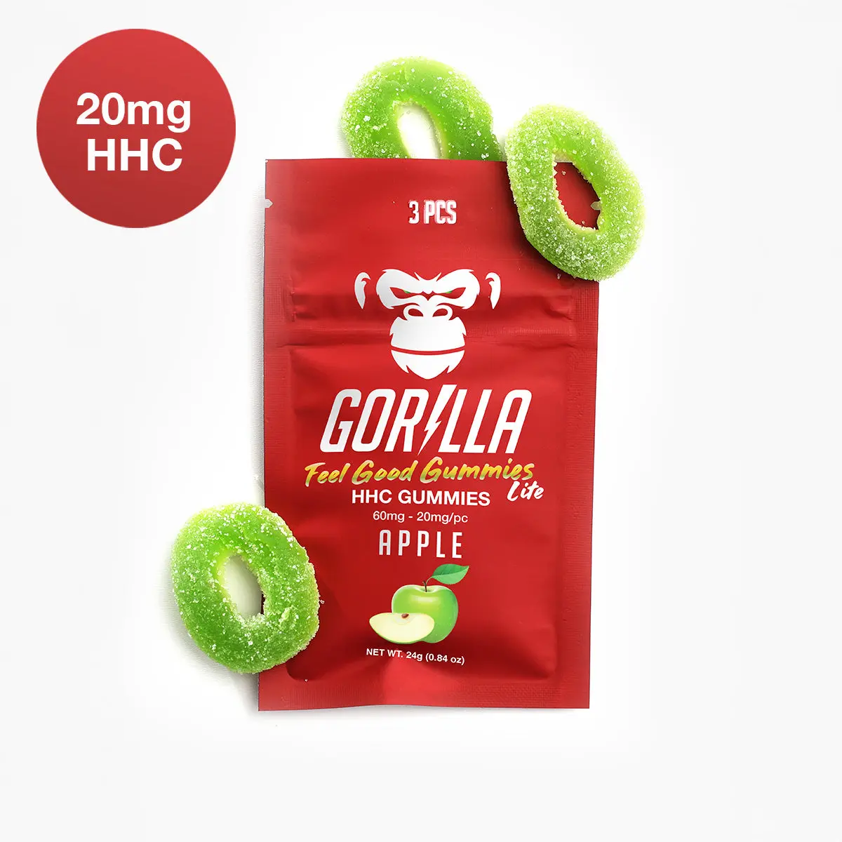 Hhc Gummies - 20Mg (3Pc) 3