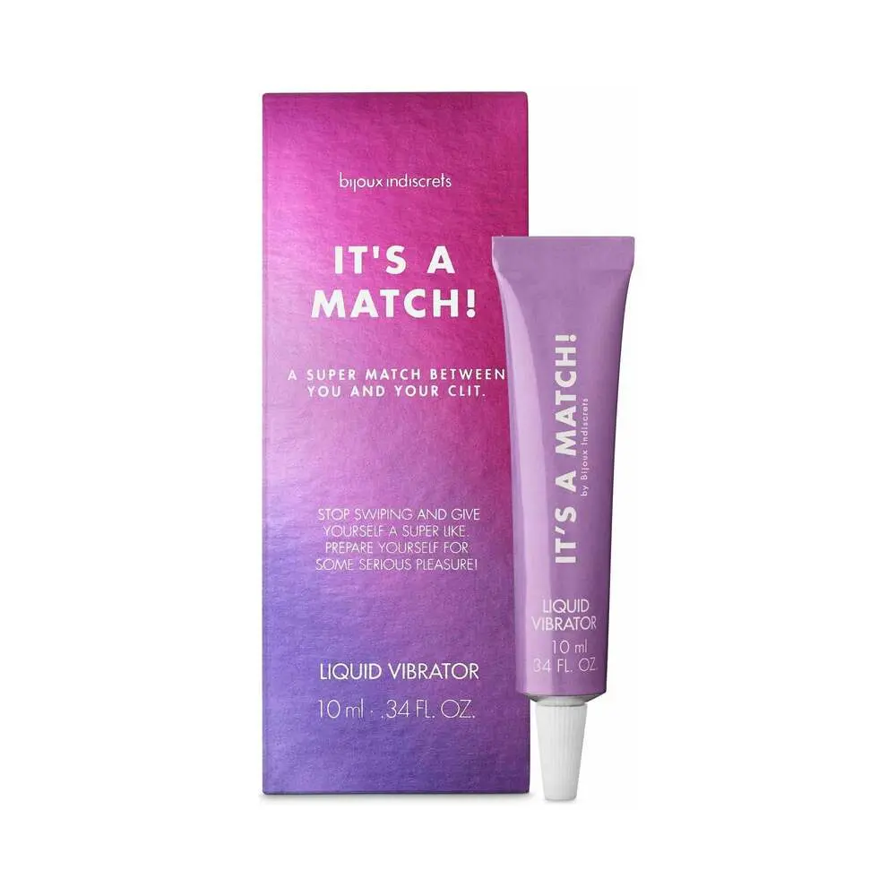 Bijoux Indiscrets Clitherapy It's A Match! Liquid Vibrator Tingling Serum 0.34 Oz. 1