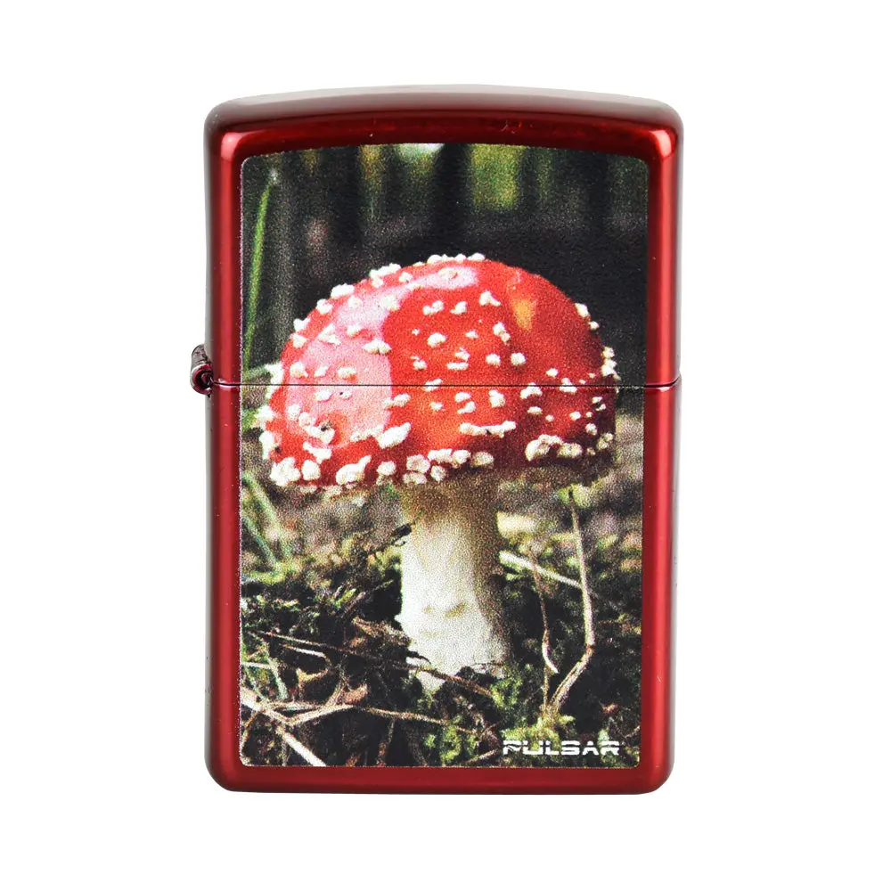 Zippo Lighter | Pulsar Red Mushroom | Candy Apple Red 1