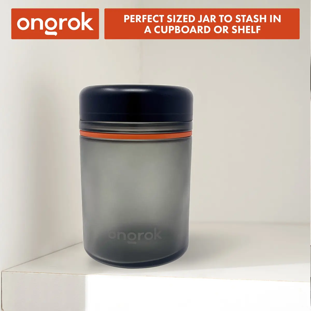 Ongrok 1000Ml Child Resistant Storage Jar, 1 Pack 1