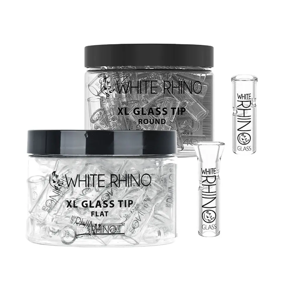 White Rhino Xl Glass Rolling Tips 40Ct 1