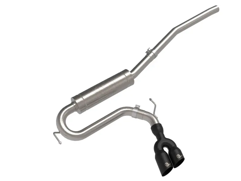 Afe Rebel Series 2.5In 409 Ss Cat-Back Exhaust W/ Black Tip 2022 Ford Maverick 1
