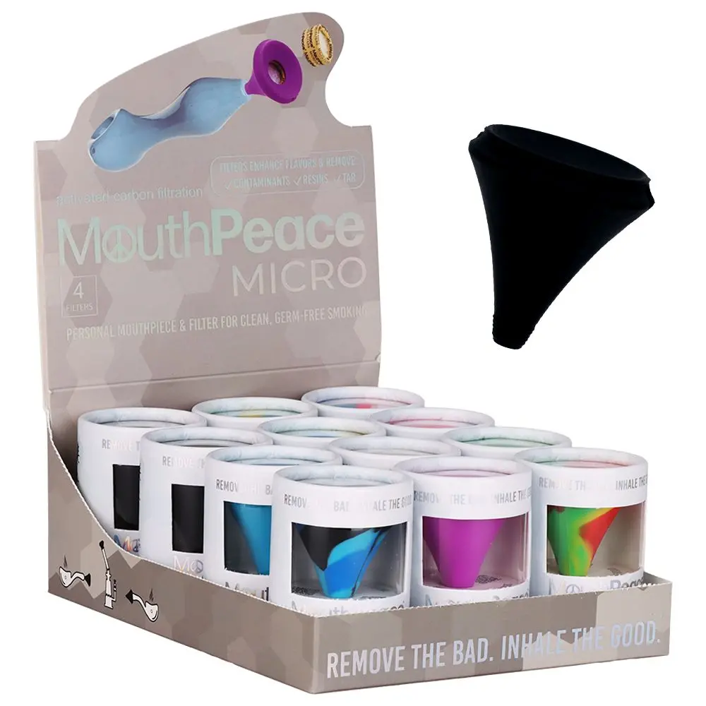 12Ct Display - Mouthpeace Micro Starter Kit - Assorted Colors 1