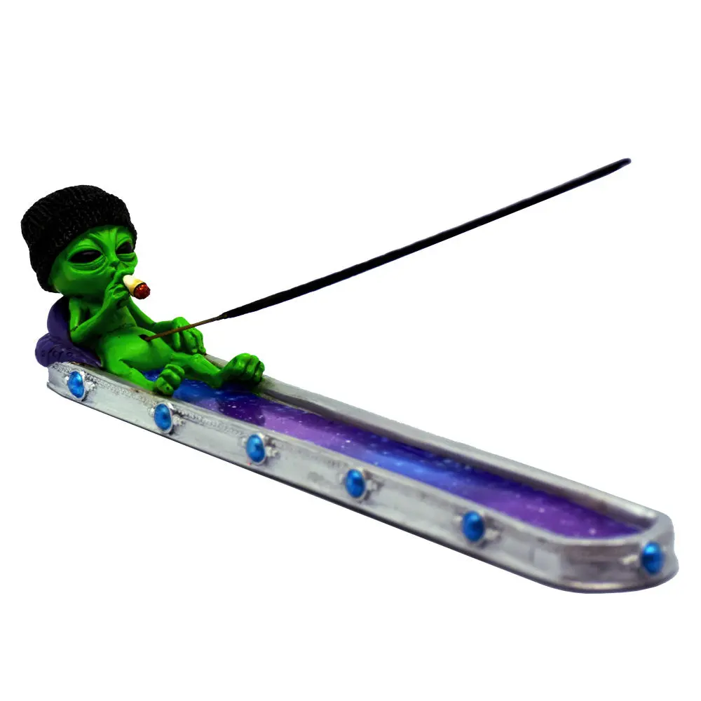 Stoner Alien In Galaxy Incense Burner 1
