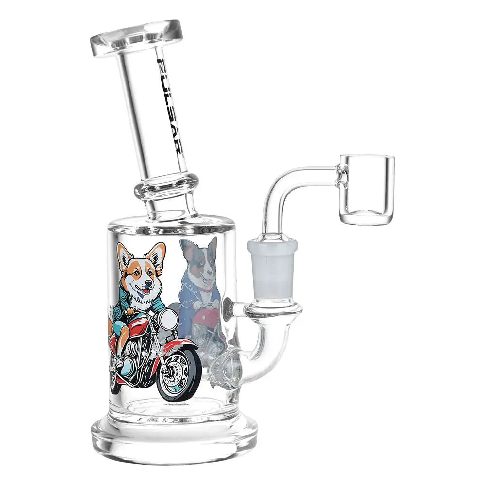 Pulsar Moto Corgi Glass Dab Rig - 6.75" / 14Mm F 1